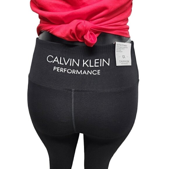 Calvin Klein Performance Jumbo-Logo High Waist Leggings Size‎ Small - Picture 13 of 13